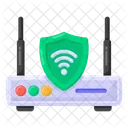 라우터 보안 모뎀 보안 라우터 보호 아이콘