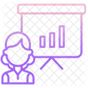 Analysediagramm Moderator Prasentation Symbol