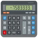 Modern Calculator Calculator Adding Machine Icon