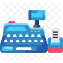 Modern Cash Register Cashier Cash Register Icon