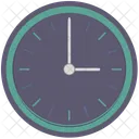 Modern Style Clock Icon