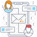 Live Chat Online Chatting Online Conversation Icon