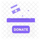 Donation Minimalist Fundraising Icon
