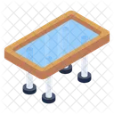 Modern Glass Table  Icon