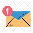 Modern hand drawn icon of inbox  Icon