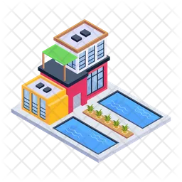 Modern House  Icon