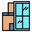 Modern House Home Building Icon