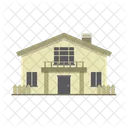 Modern House Home Building Icon