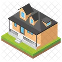 City Home Urban Home Villa Icon