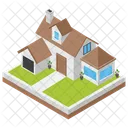 City Home Urban Home Villa Icon