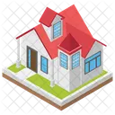 City Home Urban Home Villa Icon