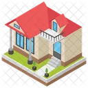 City Home Urban Home Villa Icon