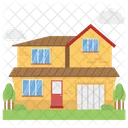 City Home Urban Home Villa Icon