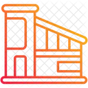 Modern House Home Building Icon