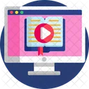 Education Virtual Learning Modern Learning Icon