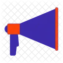 Modern Megaphone Audio Device Loudspeaker Icon