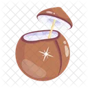 Modern Of Coconut Drink  Icon
