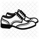 Footwear Icon Flat Style Symbol