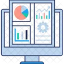 Moderne Infografik Grafische Darstellung Datenvisualisierung Symbol