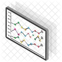 Moderne Infografik Grafische Darstellung Datenvisualisierung Symbol