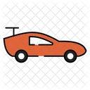 Modernes Auto Taxi Automobil Icon