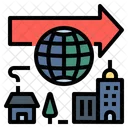 Modernisierung Wandel Globalisierung Icon