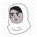 People In Hijabs Similars Mono Icon