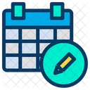 Modifica Calendario Pianificazione Icon