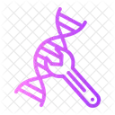 Modificacao Genetica Cadeia De DNA Biologia Ícone