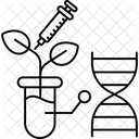 Modificacao Genetica DNA Ciencia Ícone