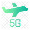 5 G Modo Aviao Aviao Ícone