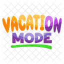 Modo Vacaciones Vibraciones De Vacaciones Dias De Vacaciones Icono