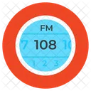 Fm Radio Modulacao De Frequencia Ícone