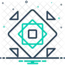 Modularisieren Modular Strukturieren Symbol