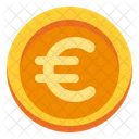 Moeda Moeda Euro Icon