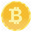 Moeda Bitcoin Bitcoin Moedas De Ouro Ícone