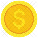 Moeda De Dolar Dinheiro Dolar Ícone