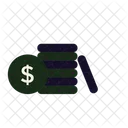 Moeda Comercial Salario Comercial Empresario Icon