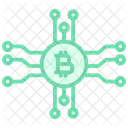Icone De Linha De Criptografia Mineracao Rig Duotone Icon