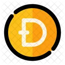 Dogecoin Moeda Dinheiro Ícone