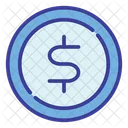 Moeda de dólar  Icon