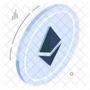 Moeda Ethereum Criptomoeda Criptografia Icon