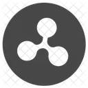 Moeda Ondulada Moeda Criptografia Icon