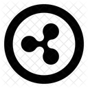 Moeda Digital Moeda Moeda Ondulada Icon