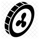 Moeda Ondulada Dolar Moeda Internacional Icon
