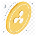 Moeda Ondulada Criptomoeda Criptografia Icon
