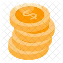 Dolar Moedas Dinheiro Icon