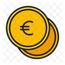 Moedas de euro  Ícone