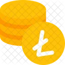 Moedas Litecoin Icon