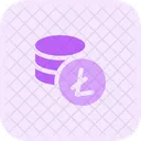 Moedas Litecoin Icon